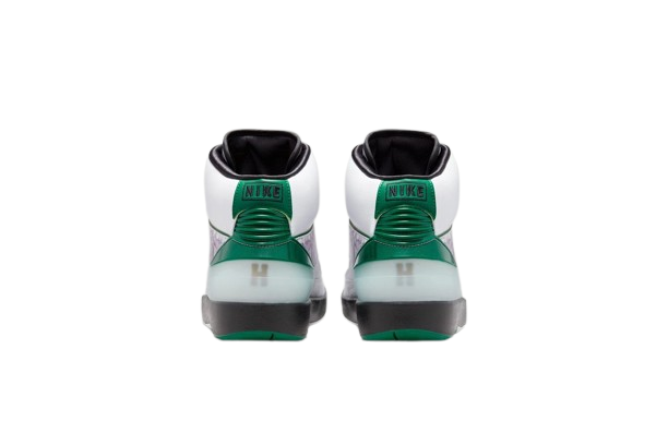 Nike Air Jordan 2 Retro WF - Wit/Groen (2 Extra verschillende kleuren Veters inbegrepen)