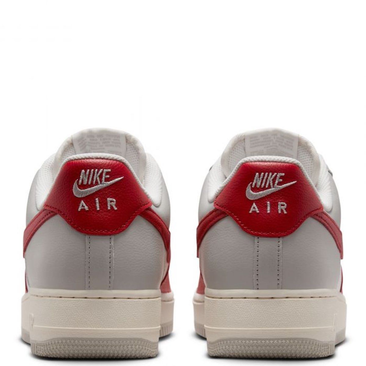 Nike Air Force 1 '07 - Rood / Grijs / Wit / Gebroken Wit