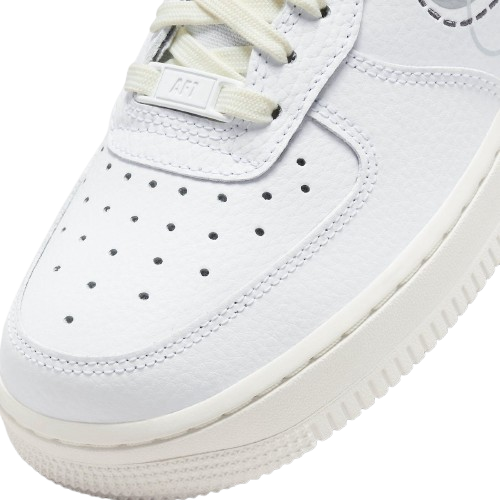Nike Air Force 1 '07 Low Multi-Swoosh - Wit/Zwart