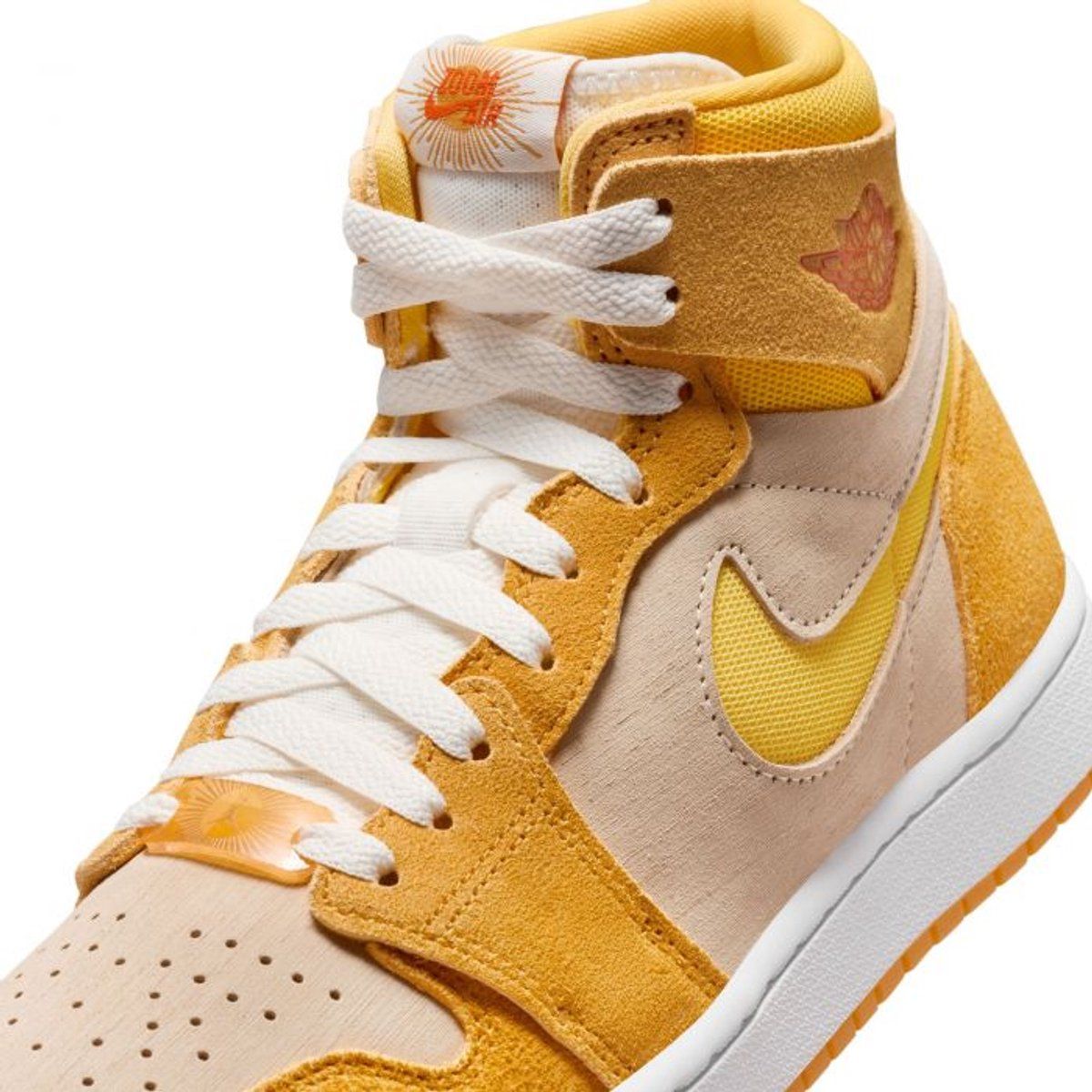 Nike Air Jordan 1 ZM - Wit/Geel