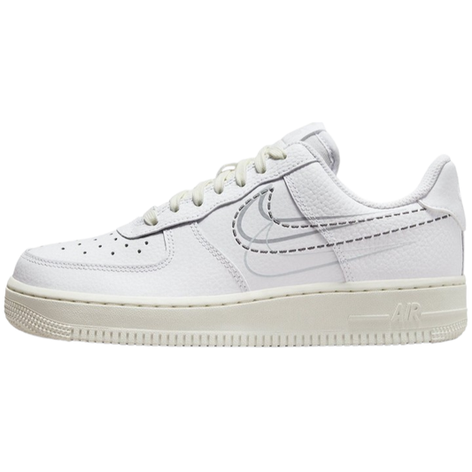 Nike Air Force 1 '07 Low Multi-Swoosh - Wit/Zwart