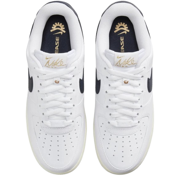Nike Air Force 1 '07 Flyease - White Vintage Sail Navy