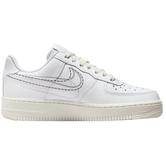 Nike Air Force 1 '07 Low Multi-Swoosh - Wit/Zwart