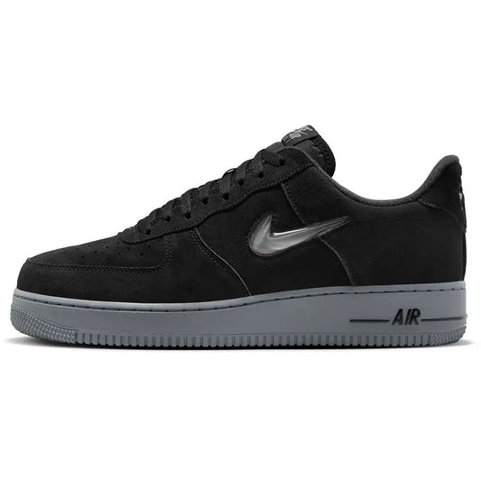Nike Air Force 1 Jewel - Suède - Zwart / Grijs - Unisex