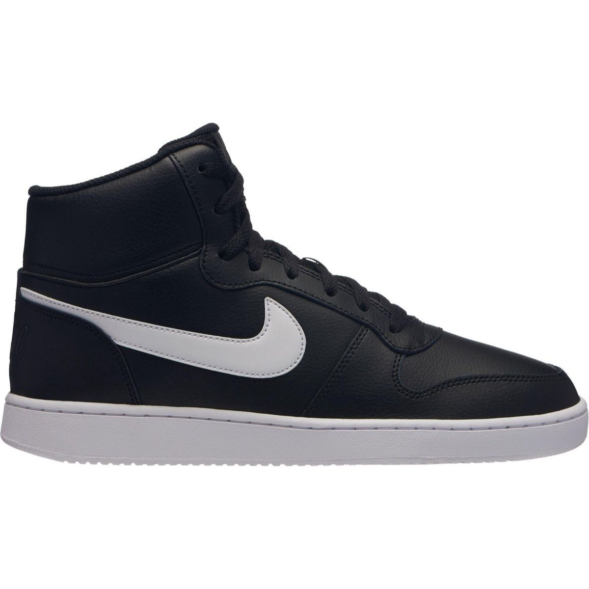 Nike Ebernon Mid Heren Sneakers - Black/White