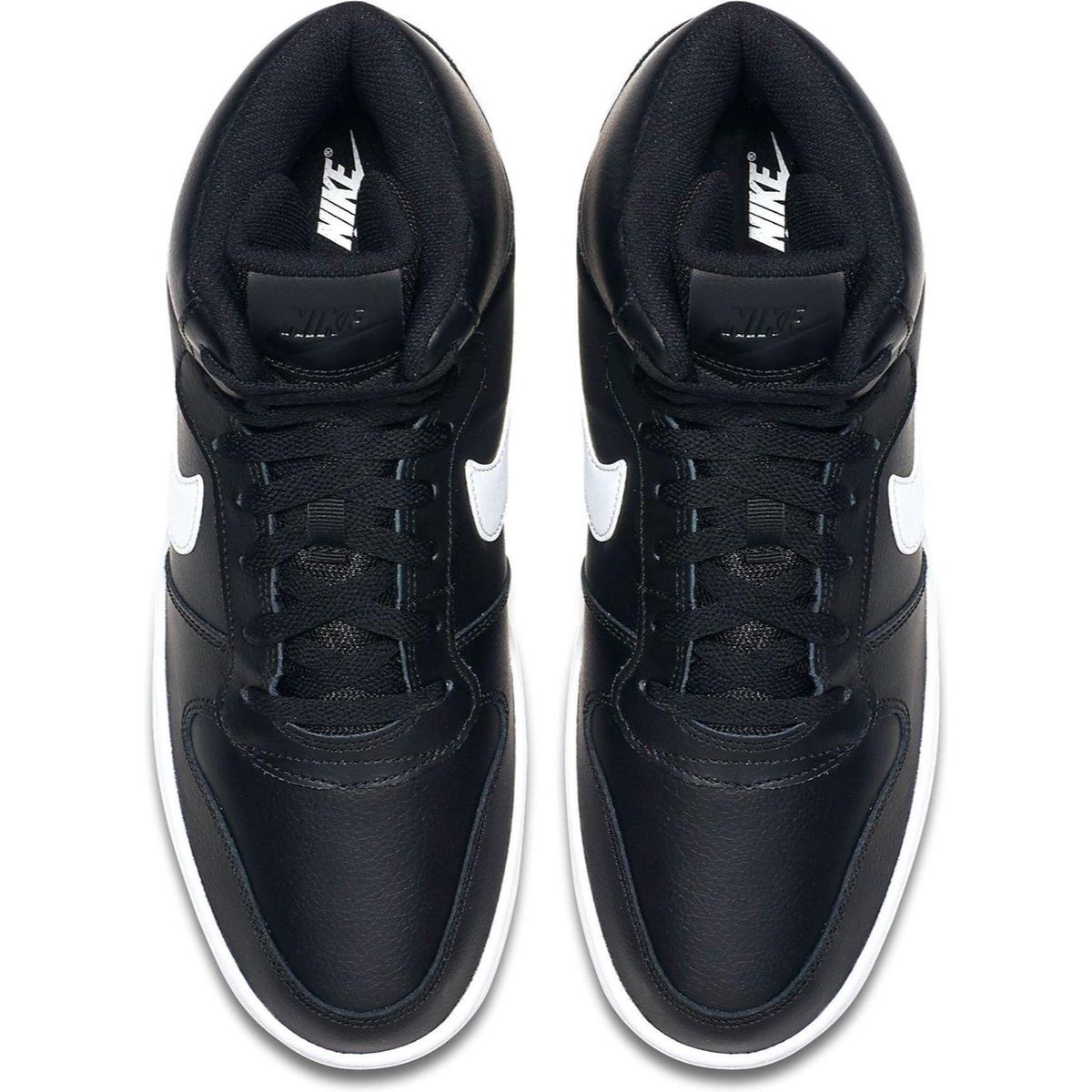 Nike Ebernon Mid Heren Sneakers - Black/White